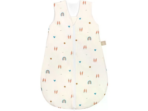[90351497 1696445] Odenwälder Baby-Sommerschlafsack unwattiert Rainbow Ecru Gr. 70
