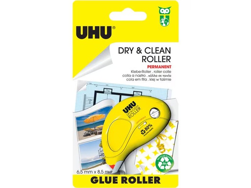 [90351509 1720487] UHU Kleberoller Permanent 6.5 mm x 9.5 m