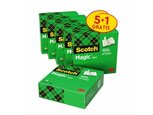 [90351529 1720316] Scotch Klebeband 19 mm x 33 m, 6 Rollen
