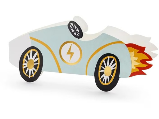 [90351565 1706041] Partydeco Einladungskarte Auto mix, 6 Stück