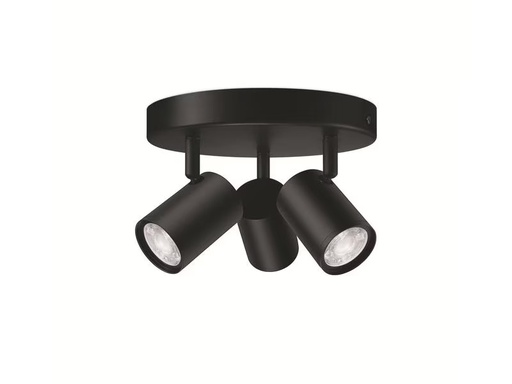[90351665 1615262] WiZ IMAGEO 3er Spot Tunable White &amp; Color Deckenleuchte Schwarz
