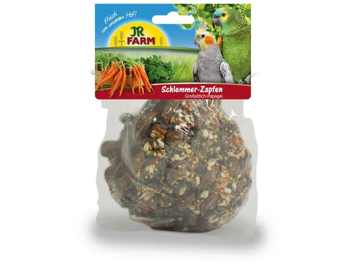 [90352287 1711776] JR Farm Schlemmer-Zapfen für Grosssittiche &amp; Papageien, 195 g
