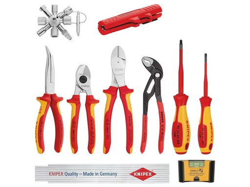 [90352307 1720462] Knipex Erweiterungsset Elektro 1, 10-teilig