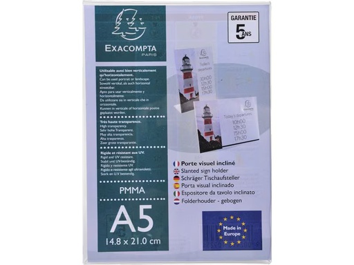 [90352432 1719170] Exacompta Tischaufsteller A5