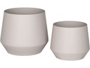 House Nordic Blumentopf Trofa 2 Stück, Sand