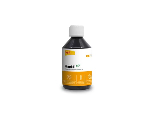 [90352524 1713293] kyli Hunde-Nahrungsergänzung Hanföl, 250 ml