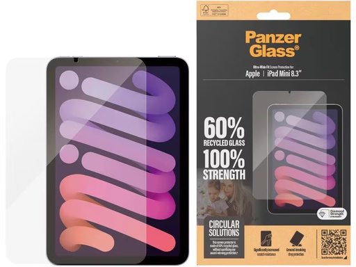 [90352785 1717508] Panzerglass Ultra-Wide Fit iPad mini 6th Gen. 8.3