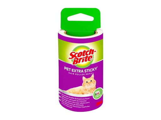[90005522 1095558] Scotch-Brite Kleiderroller Ersatz Scotch-Brite Pet 1 Rolle, 48 Blatt