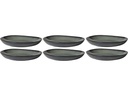 Villeroy & Boch Suppen- & Pastateller Lave Ø 28 cm, 6 Stück, Grau