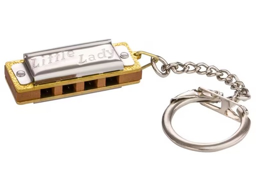 [90353026 1393430] Hohner Mundharmonika Miniature Little Lady Keychain – C-Dur