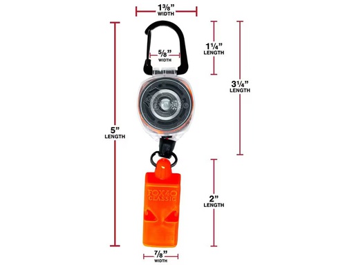 [90353179 1722122] KEY-BAK Schlüsselanhänger WHISTLE SAFE Orange