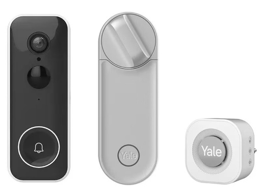 [90353259 1723222] Yale Schloss Linus L2 Smart Lock VDC-Kit, Silber
