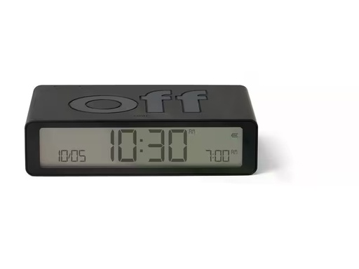 [90353274 1696821] Lexon Digitalwecker Flip Classic Schwarz