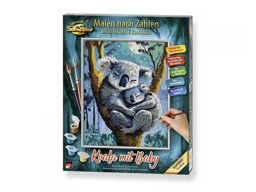 [90353283 1714978] Schipper Malen nach Zahlen Koala mit Baby