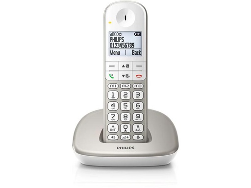 [90055473 562770] Philips Schnurlostelefon XL4901S  Champagner