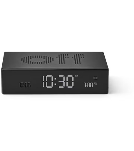 [90353366 1696832] Lexon Digitalwecker Flip Premium Schwarz