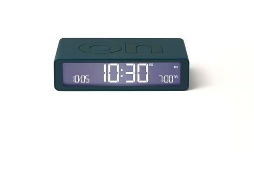 [90353371 1696811] Lexon Digitalwecker Flip Classic Blau