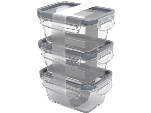 [90353384 1722659] Rotho Kühlschrankorganizer Click &amp; Lock 3 x 0.5 l