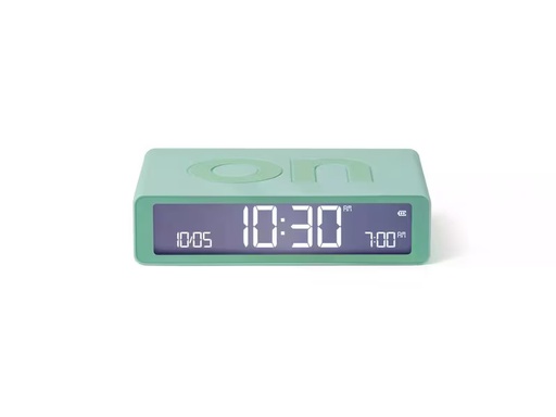 [90353406 1696818] Lexon Digitalwecker Flip Classic Mint