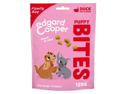 [90353437 1718024] Edgard &amp; Cooper Leckerli Puppy Bites Ente &amp; Huhn, 120 g