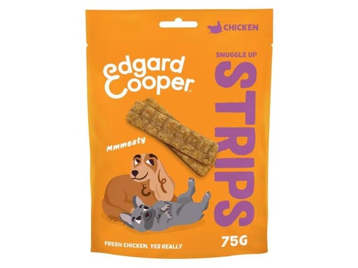 [90353439 1718026] Edgard &amp; Cooper Leckerli Strips Huhn, 75 g