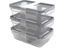 Rotho Kühlschrankorganizer Click & Lock 3 x 1.3 l