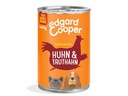 Edgard & Cooper Nassfutter Adult Huhn + Truthahn, 6 x 400 g