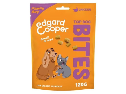 [90353471 1718023] Edgard &amp; Cooper Leckerli Bites Huhn Family Pack, 120 g