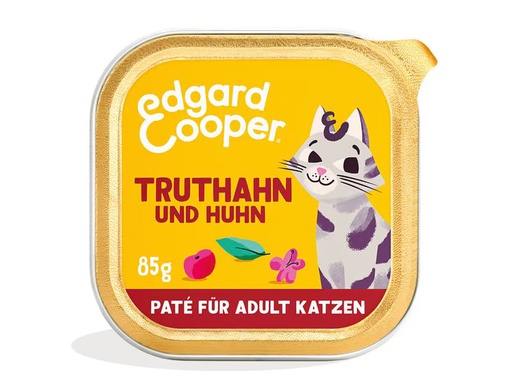 [90353483 1718042] Edgard &amp; Cooper Nassfutter Adult Truthahn &amp; Huhn, 16 x 85g