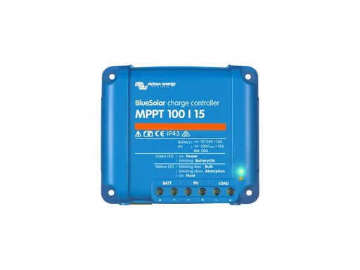 [90353485 1725015] Victron Solarladeregler BlueSolar MPPT 100/15, 12-24 V 15A