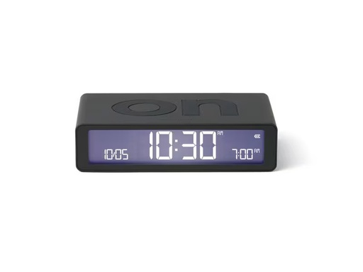 [90353539 1696809] Lexon Digitalwecker Flip Classic Dunkelgrau