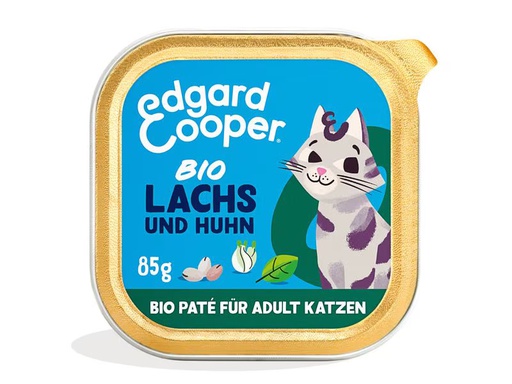 [90353554 1718045] Edgard &amp; Cooper Nassfutter Adult Bio Lachs &amp; Huhn, 16 x 85g