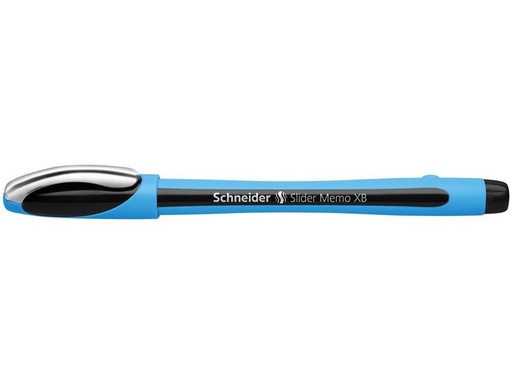 [90055497 1103703] Schneider Kugelschreiber Slider Memo Blau/Schwarz, 1 Stück