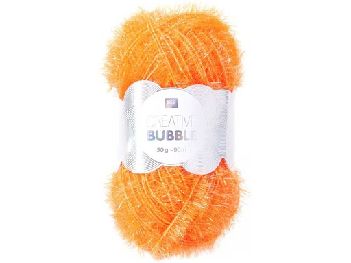 [90353625 1727273] Rico Design Wolle Creative Bubble 50 g Neon Apricot