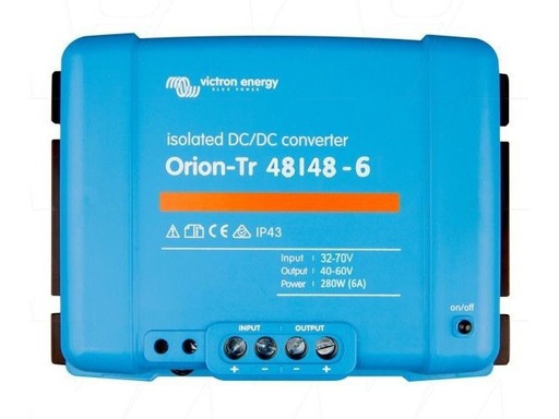 [90354004 1725138] Victron DC/DC Spannungs-Wandler Orion-Tr 48-48 V, 6A 280 W