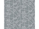 d-c-table Tischdecke Monte Carlo Credo 110 cm x 1.4 m, Silber
