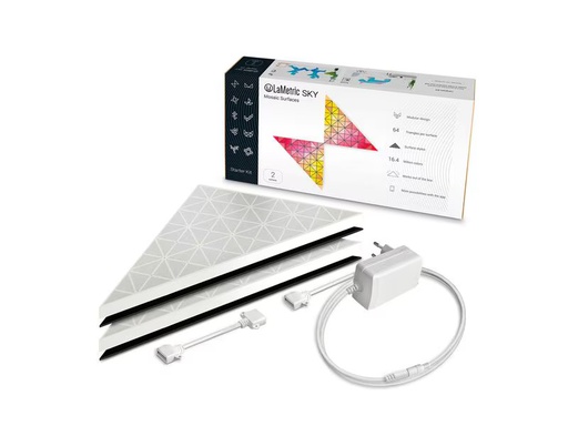 [90354073 1725760] LaMetric Sky Lightpanel Starter Kit, 2 Stück