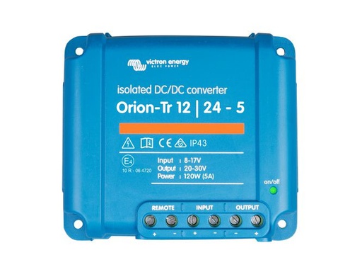 [90354192 1725130] Victron DC/DC Spannungs-Wandler Orion-Tr 12-24 V, 5A 120 W