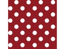 d-c-table Tischdecke Manhattan Venita 130 cm x 1.6 m, Rot/Weiss