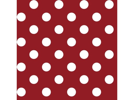 [90354290 1726511] d-c-table Tischdecke Manhattan Venita 130 cm x 1.6 m, Rot/Weiss