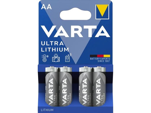 [90055609 261967] Varta Batterie Ultra Lithium AA 4 Stück