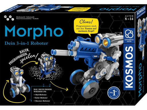[90005542 1038154] Kosmos Experimentierkasten Morpho - 3-in-1 Roboter