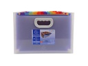 Exacompta Fächermappe Crystal 33 x 23.5 cm, Transparent