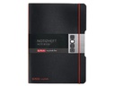 Herlitz Notizheft my.book flex A5, Kariert, Rot/Schwarz