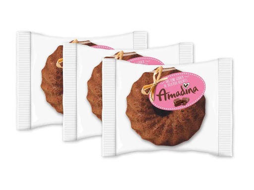 [90055898 979292] Zweifel Amadina Gugelhöpfli au Chocolat 3 x 45 g