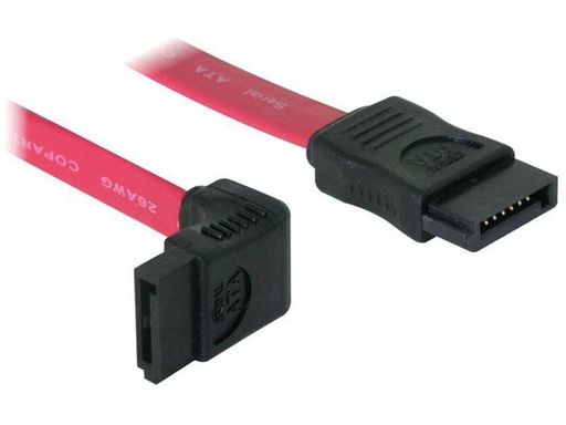 [90055929 107504] Delock SATA2-Kabel rot, gewinkelt, 30 cm