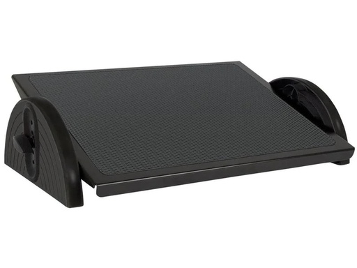 [90055994 1022662] WEDO Fussstütze Relax Steel Black 5 Stufen, Schwarz