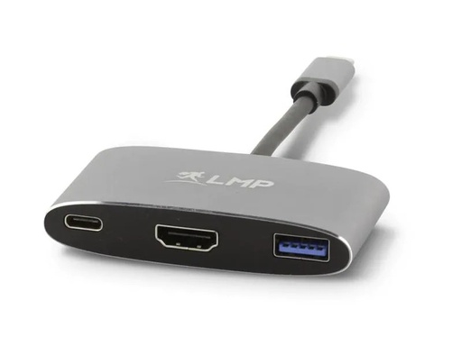 [90056065 551378] LMP Multiadapter USB-C - HDMI USB 3.0 Spacegrau