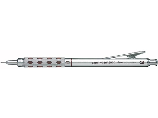 [90360194 1731011] pentel Graphitstift sharp Silber/ Braun, 0.3 mm