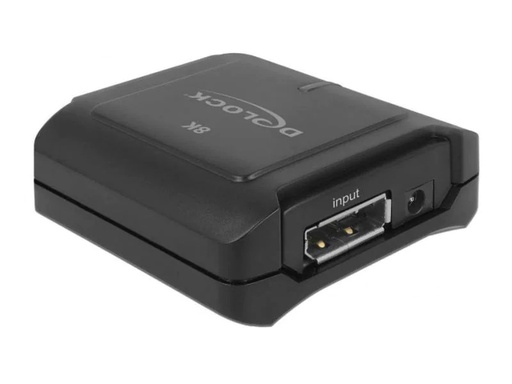 [90056180 1009355] Delock DisplayPort 1.4 Repeater 8K 30 Hz Kaskadierbar, schwarz